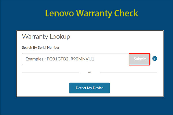 lenovo warranty check