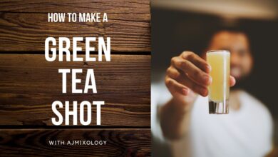 green tea shots